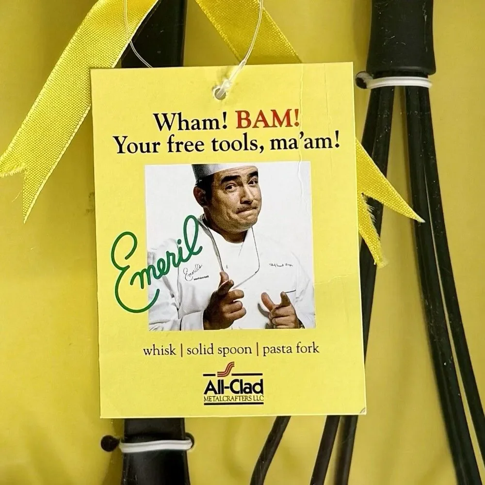 Emeril by All-Clad Black Nylon 3pc Kitchen Utensil Set - Soft-Touch Handles BAM!